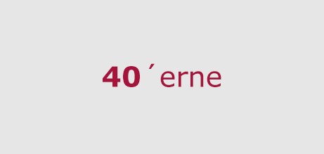 40'erne